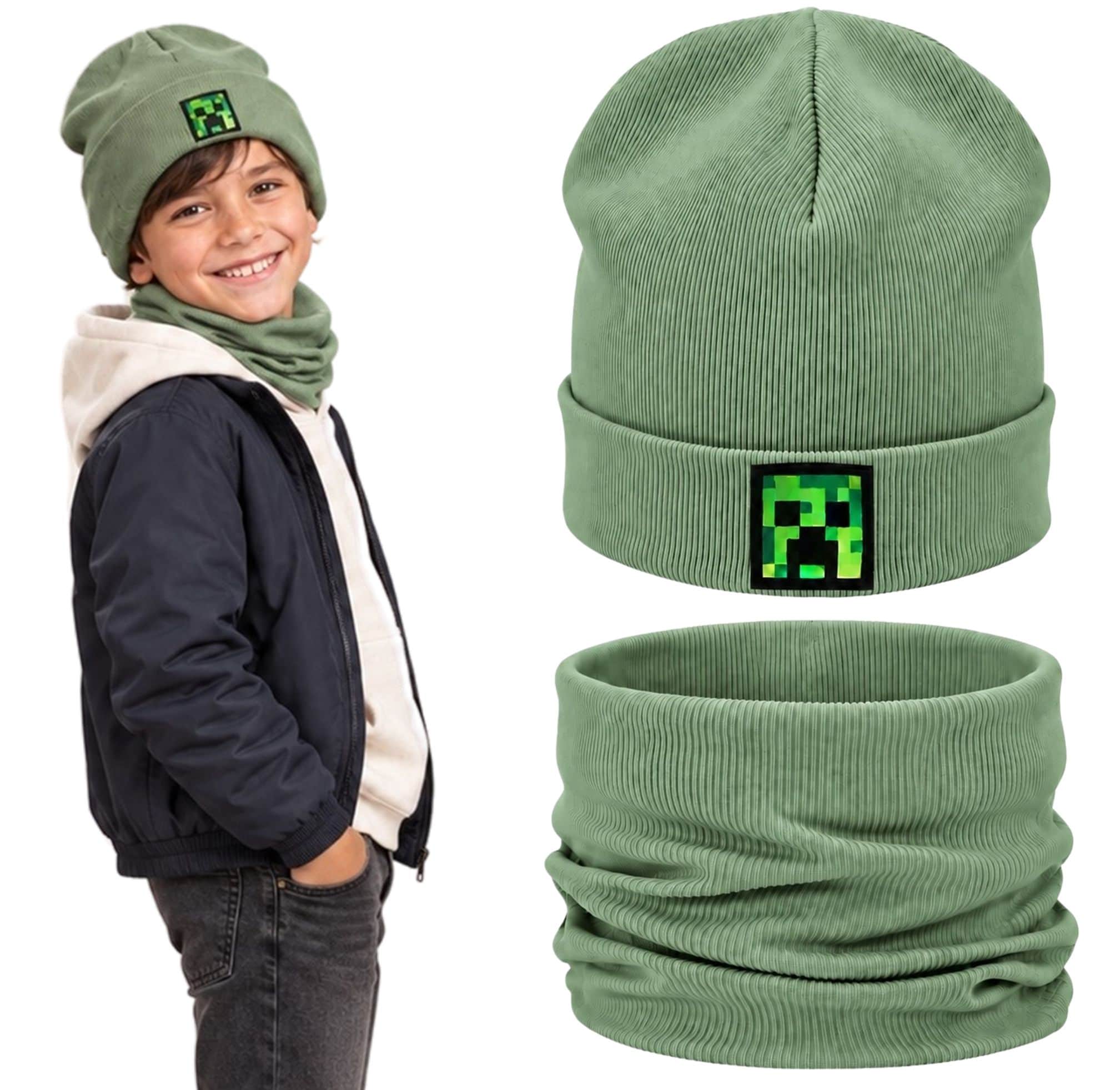 Komplet Mincraft Oliwka