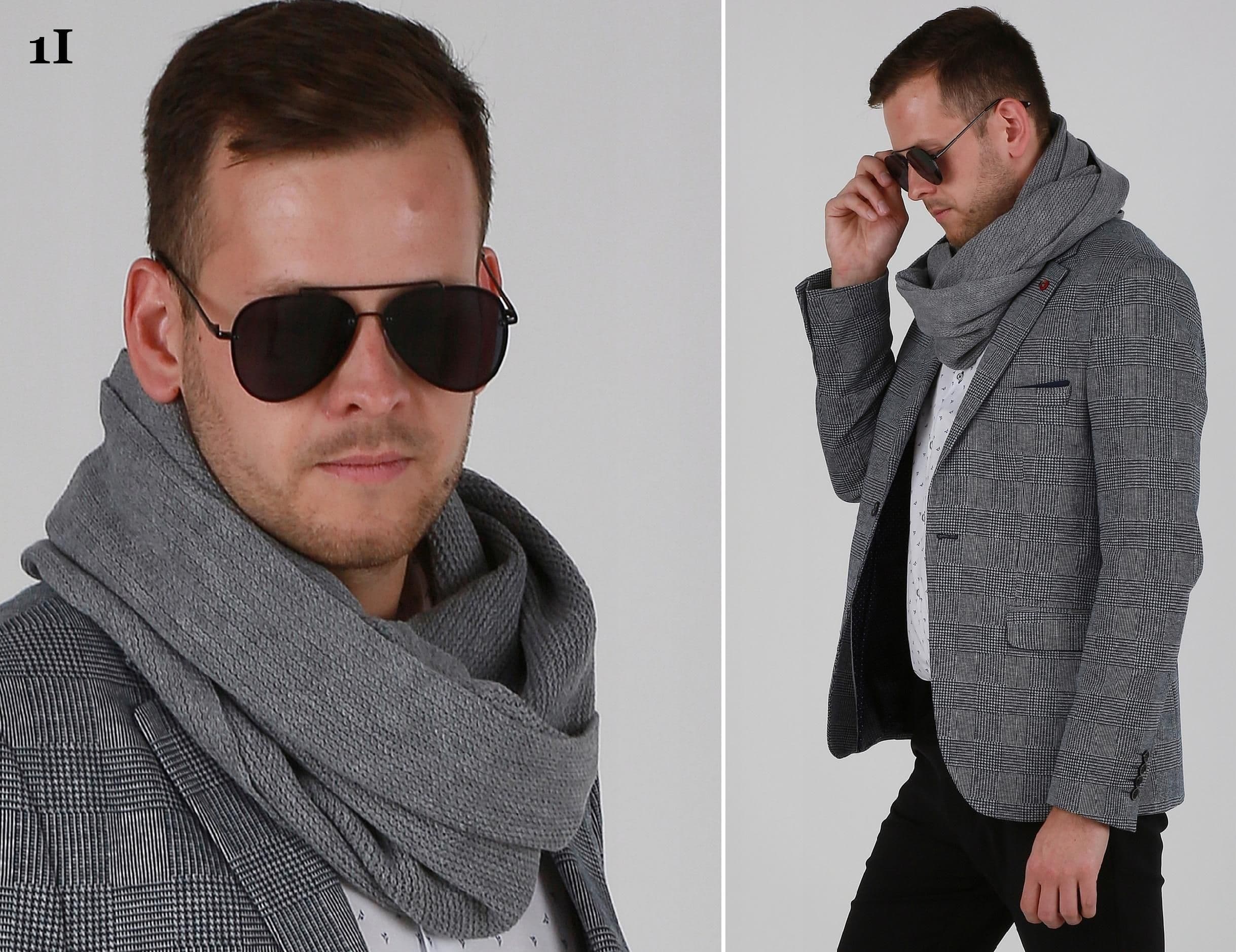 Męski młodzieżowy komin szalik szal tuba wysoka jakośc Polski produkt 1I