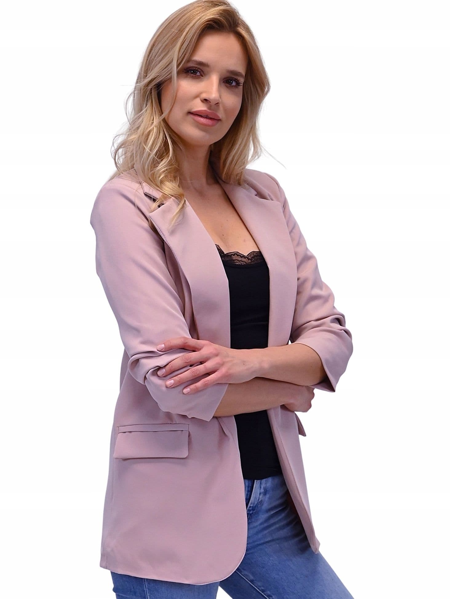 MARYNARKA ŻAKIET DAMSKA elegancka 3XL/46