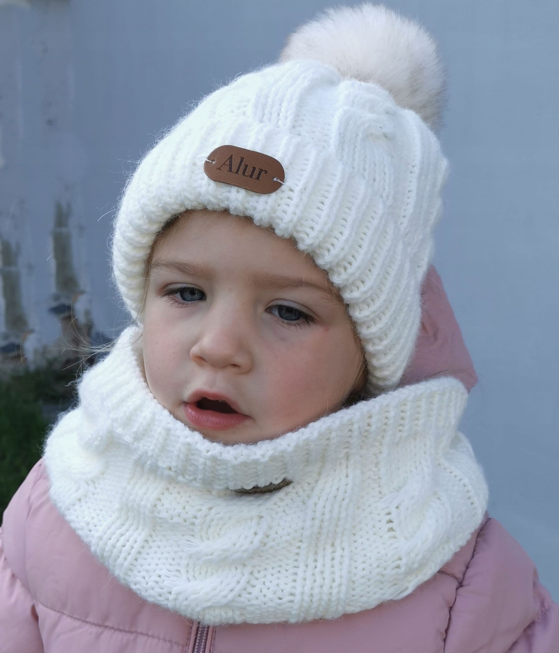 Polski komplet dziecięcy Czapka z KOMINEM 2-15 LAT