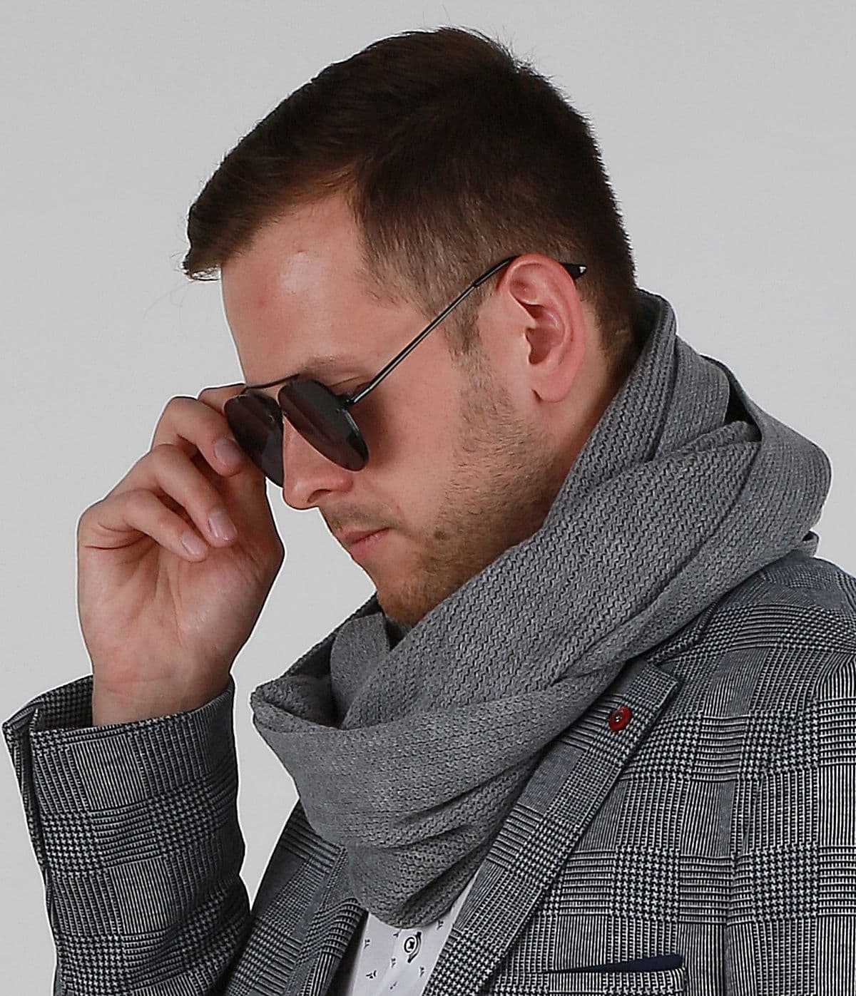 Męski młodzieżowy komin szalik szal tuba wysoka jakośc Polski produkt 1I