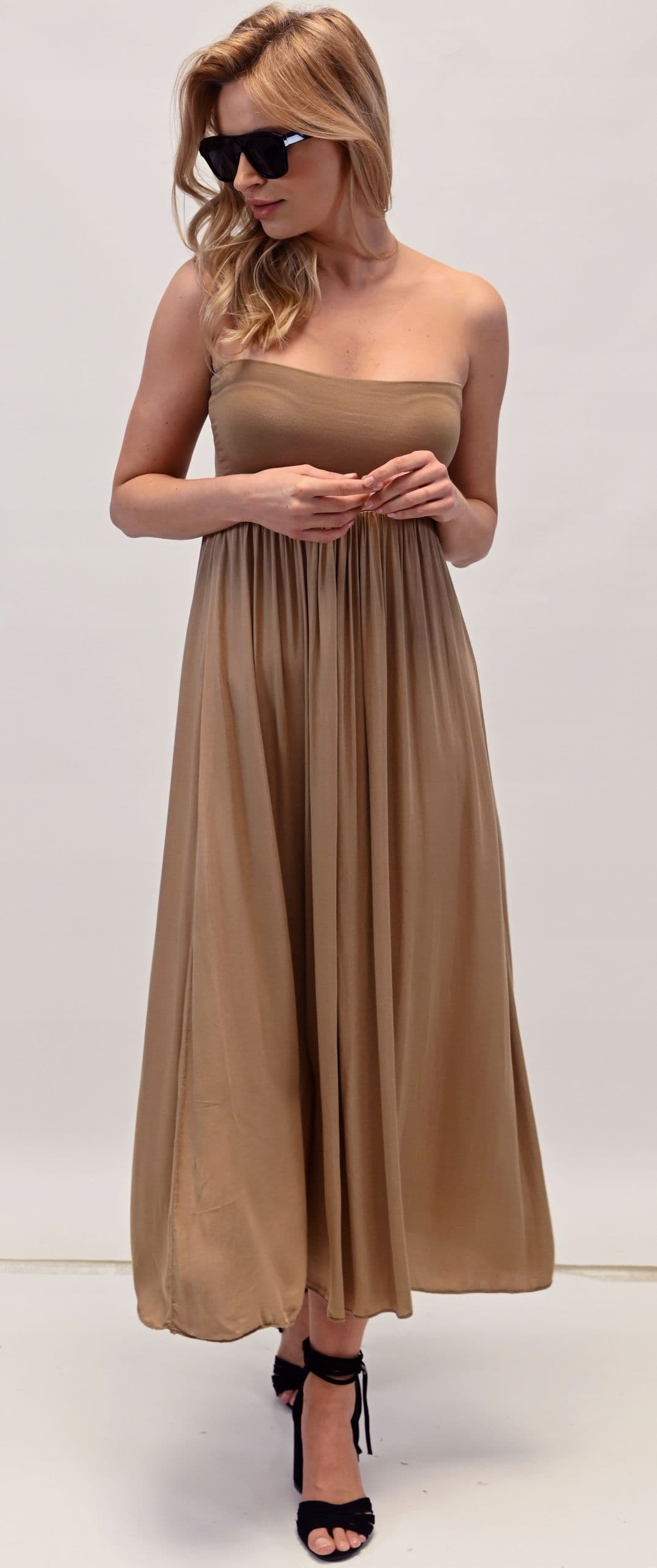 ZWIEWNA DŁUGA SPÓDNICA MAXI DO KOSTEK BOHO DAMSKA