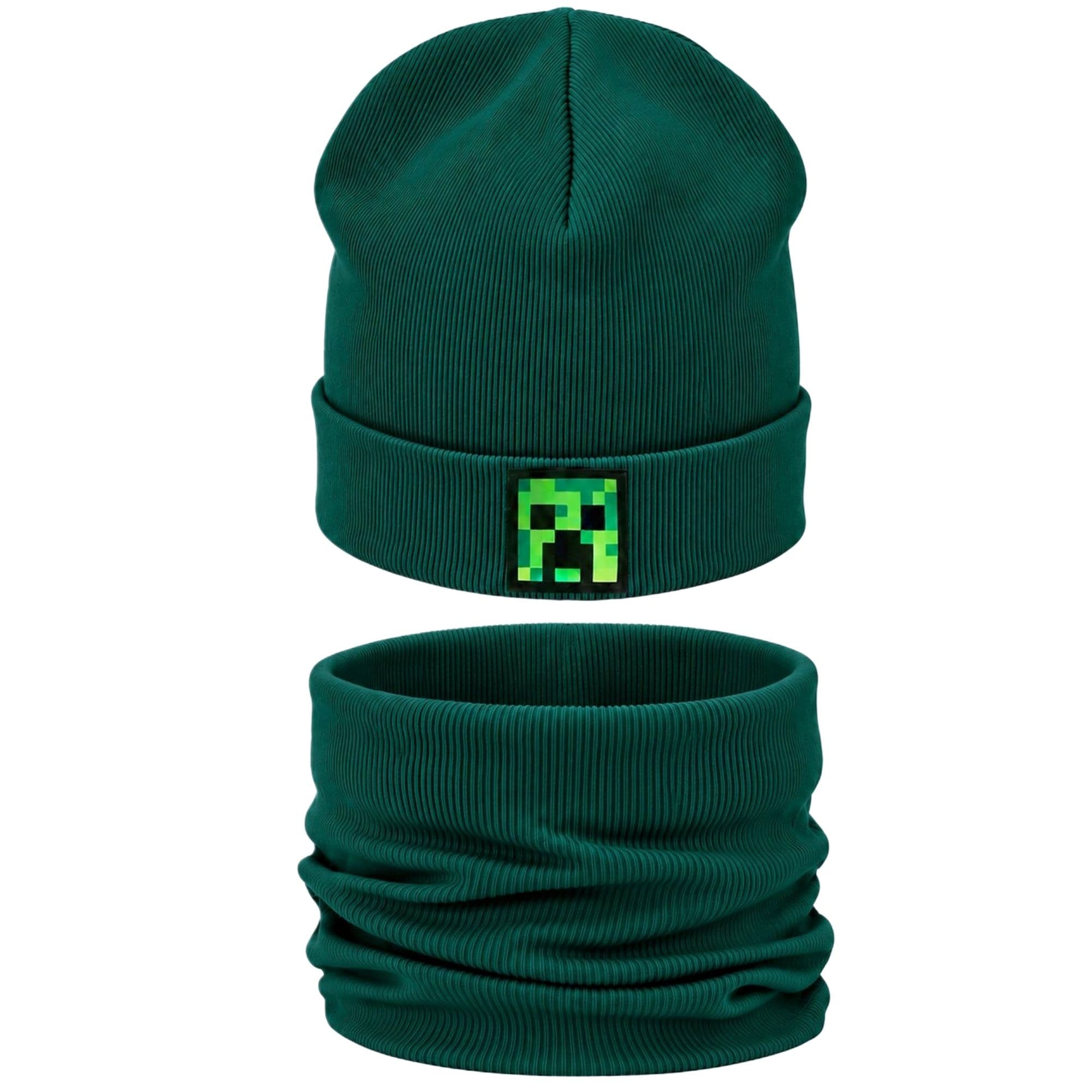 Komplet Mincraft Butelkowa Zieleń