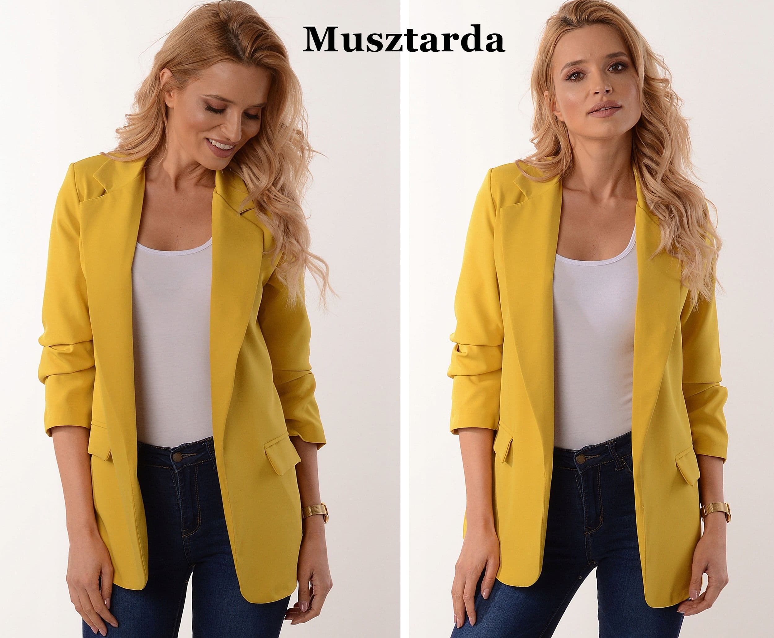 New Włoski Żakiet Elegancka marynarka KOLORY XL/42
