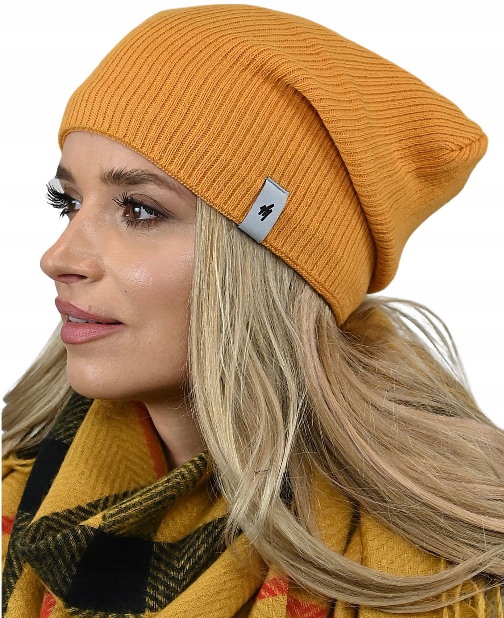 CZAPKA damska na polarze smerfetka beanie