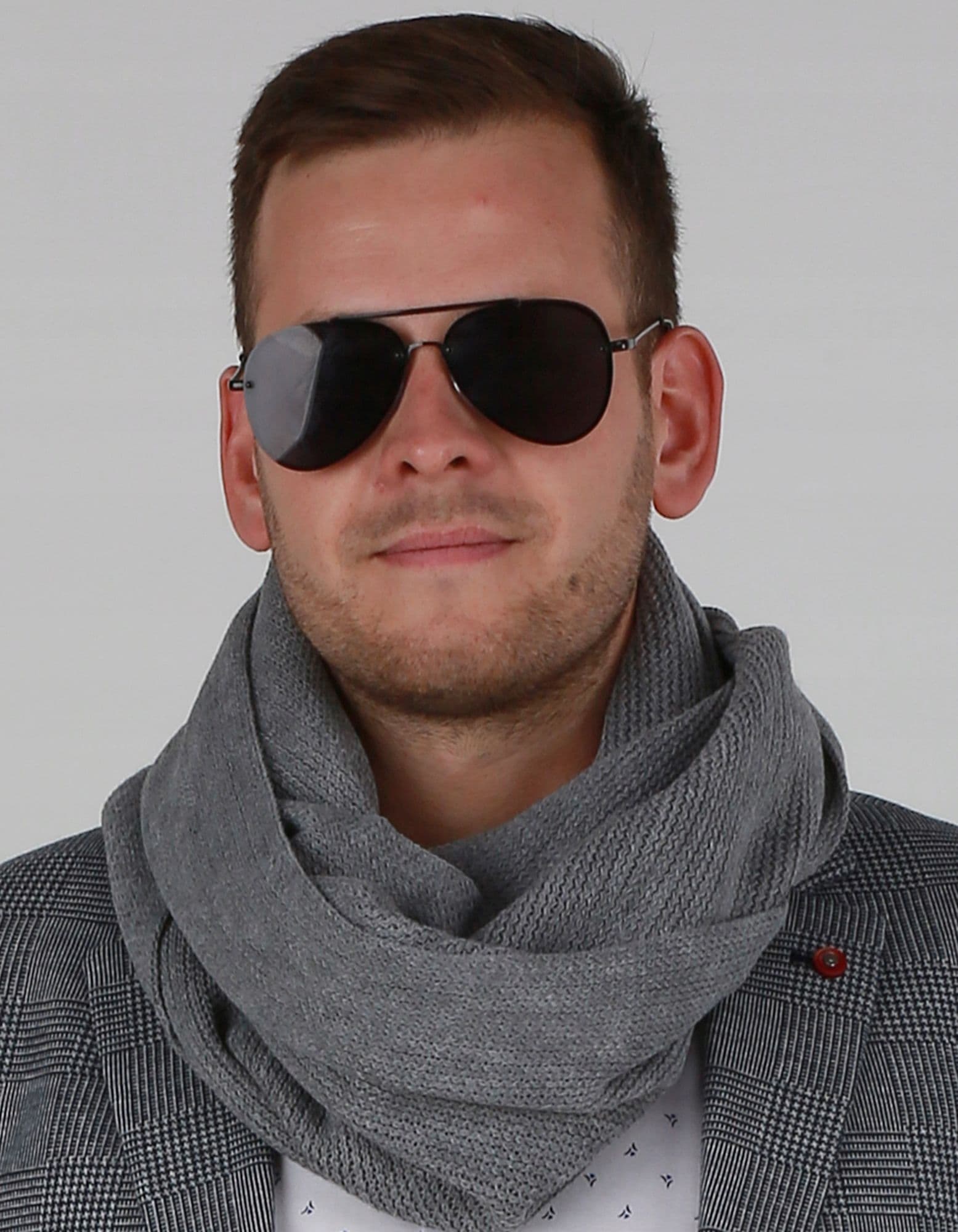 Męski młodzieżowy komin szalik szal tuba wysoka jakośc Polski produkt 1I