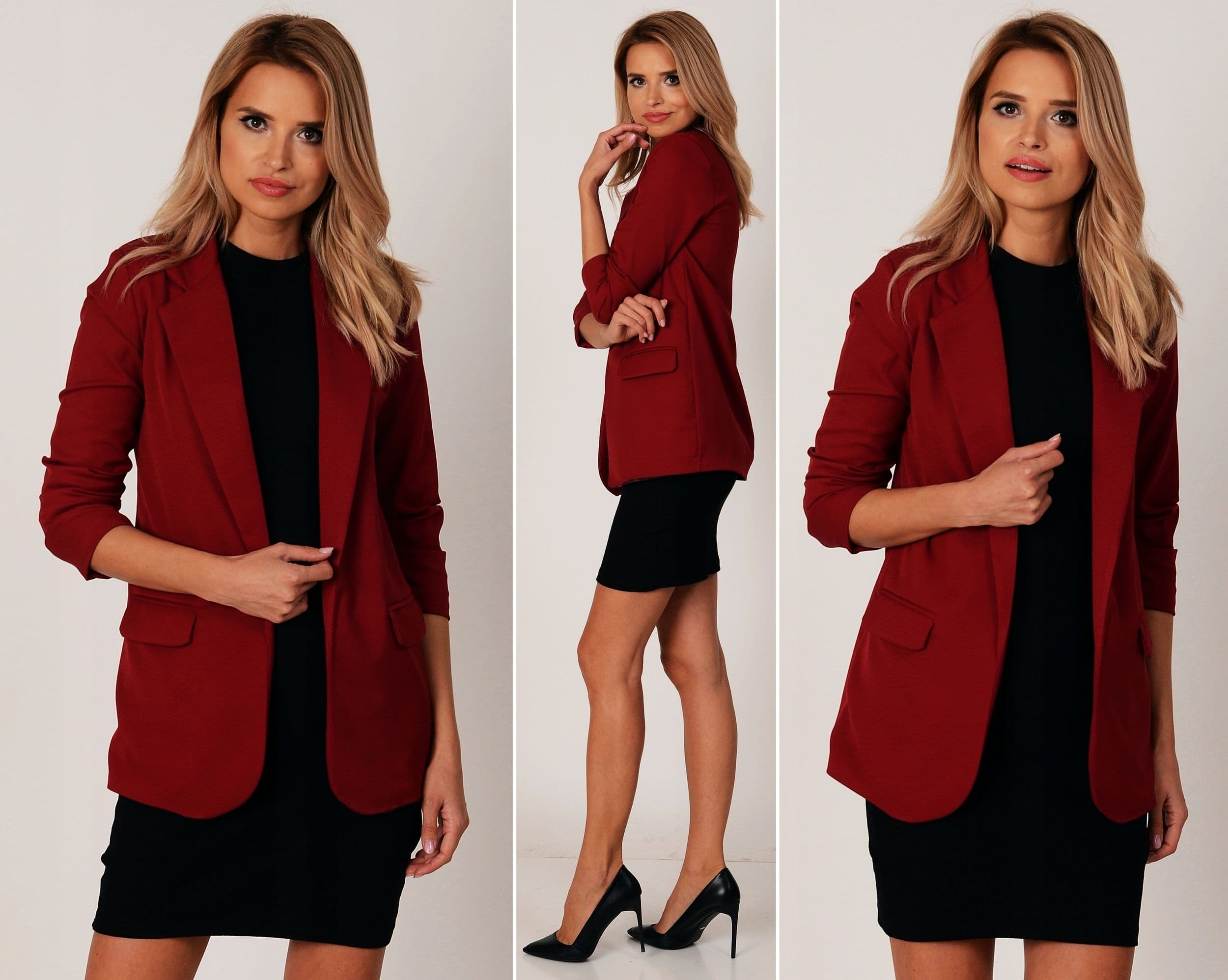 New Włoski Żakiet Elegancka marynarka KOLORY XL/42