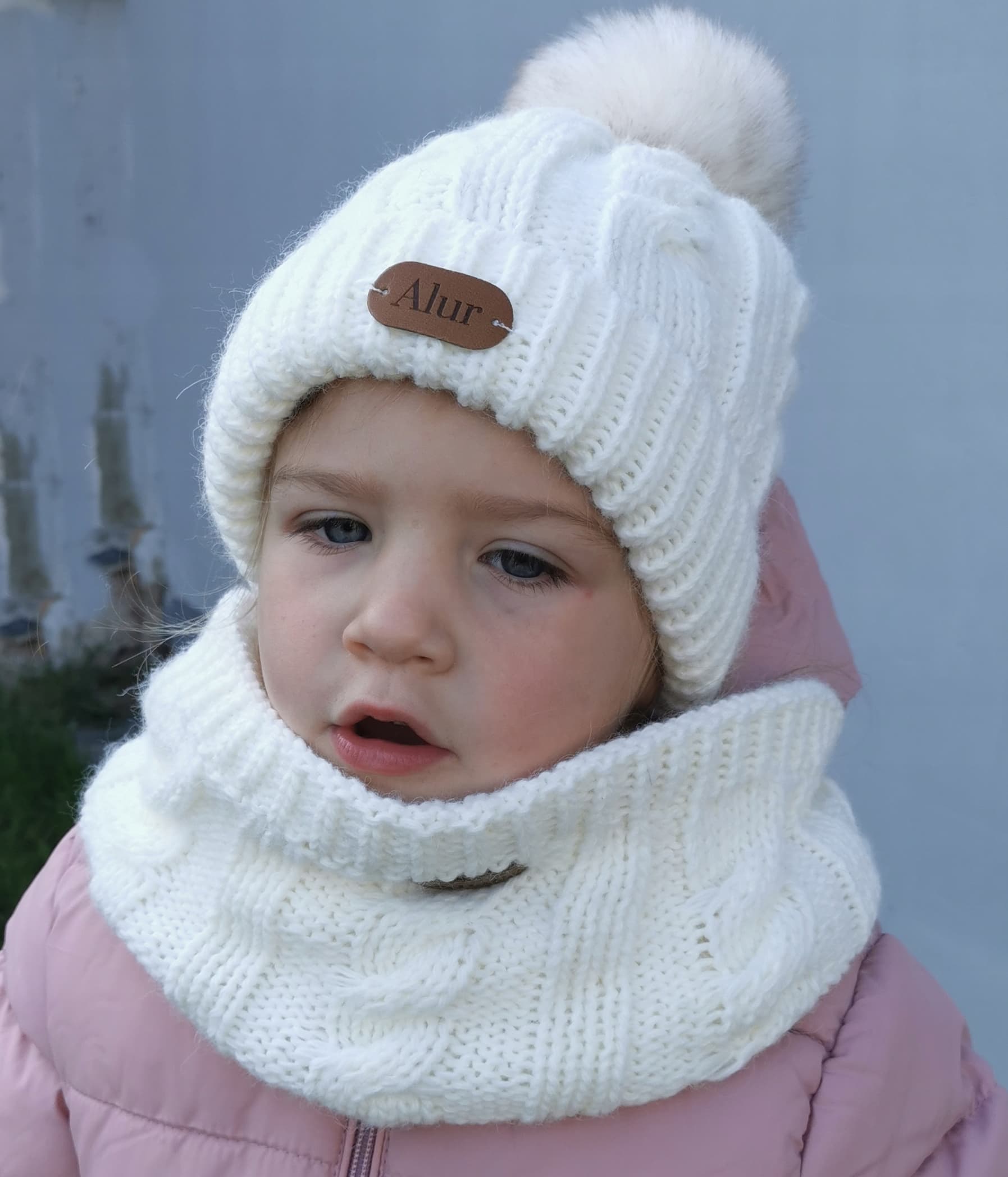 Polski komplet dziecięcy Czapka z KOMINEM 2-15 LAT