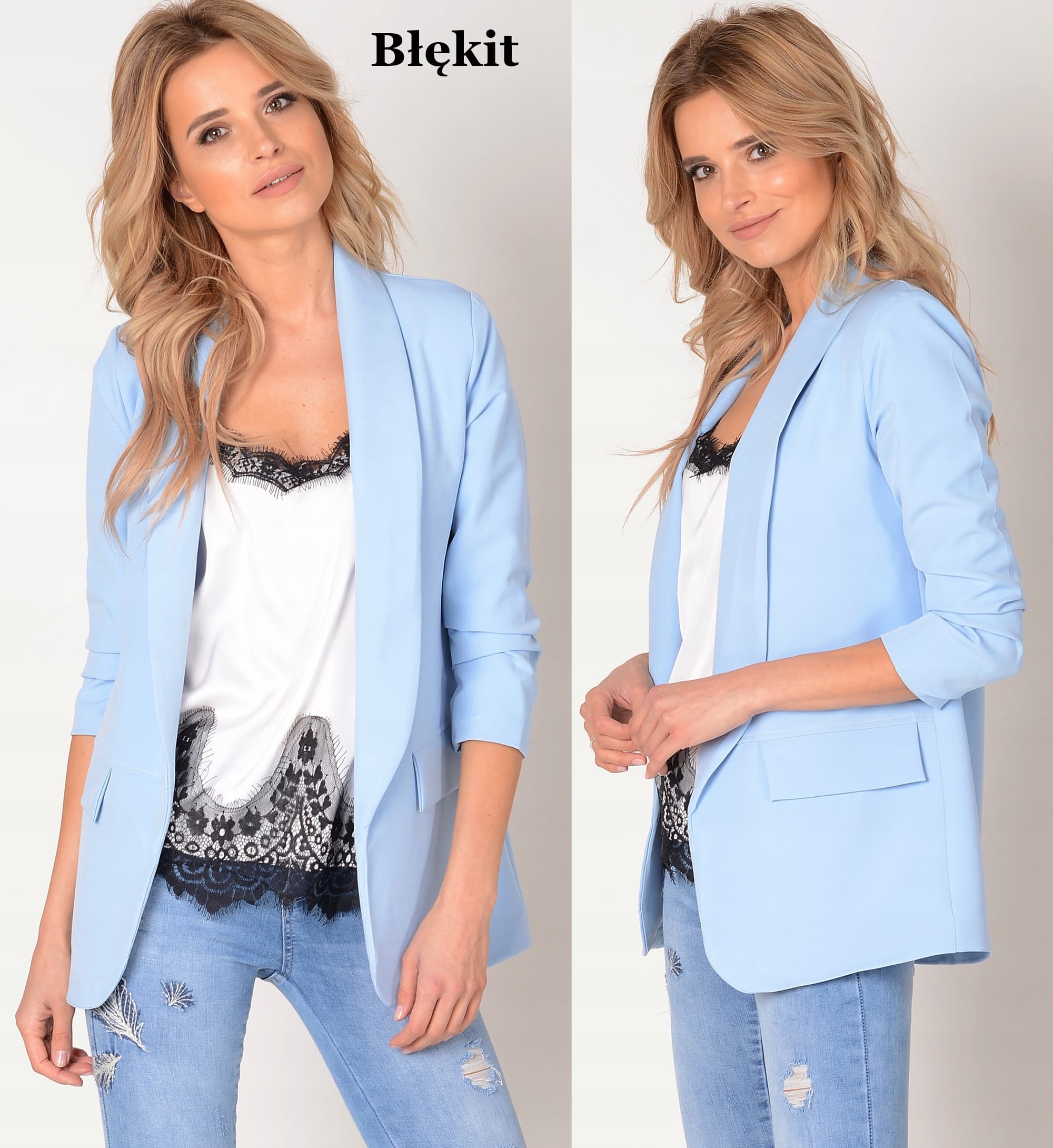 Stylowa Marynarka z klapami KOLORY Z1 XXL/44