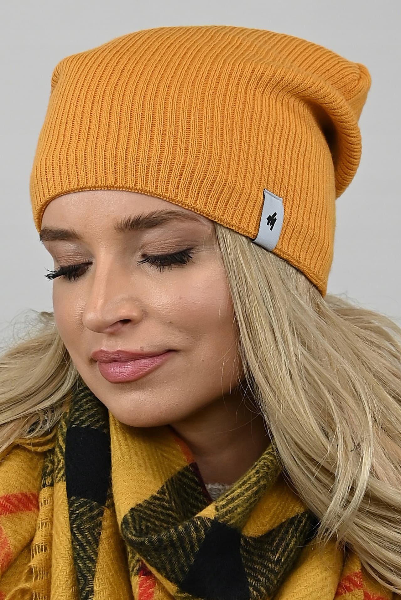 CZAPKA damska na polarze smerfetka beanie