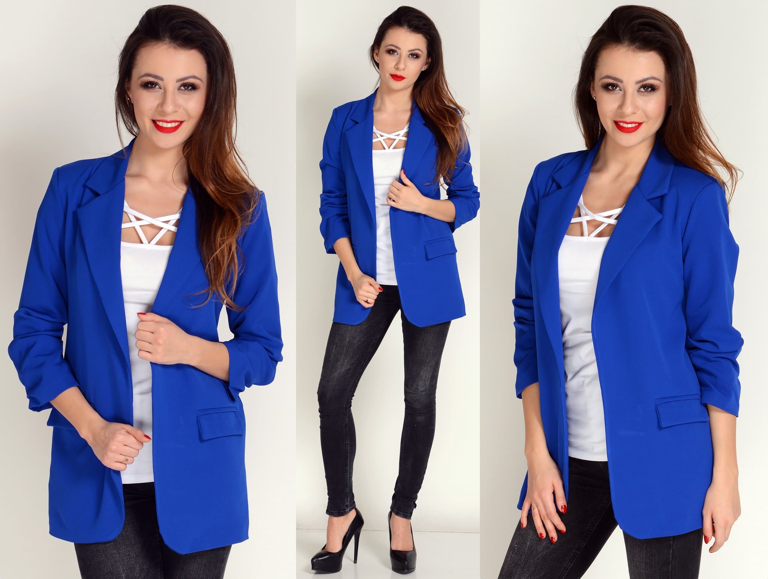 New Włoski Żakiet Elegancka marynarka KOLORY XL/42