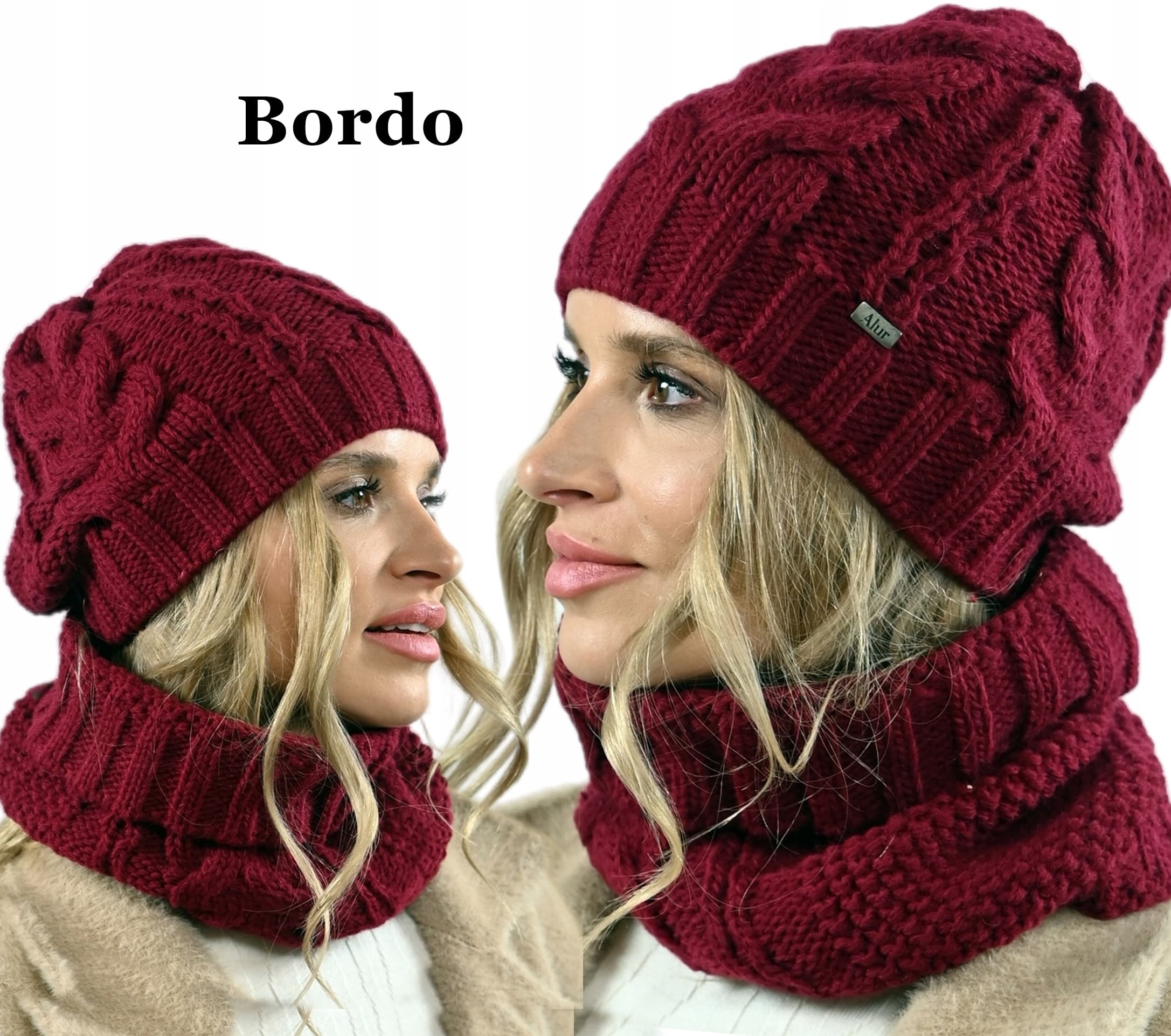Czapka A4 Bordo