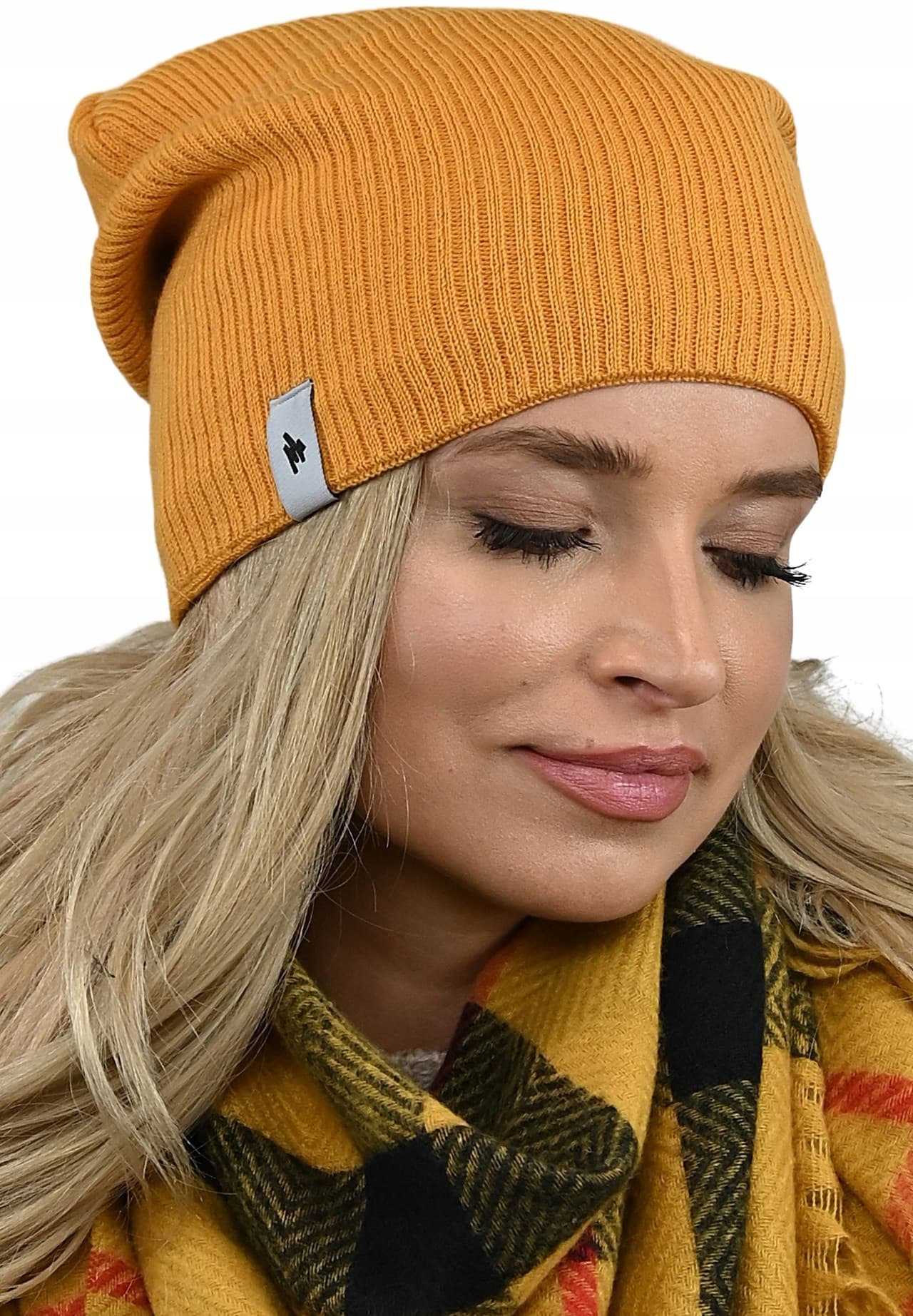 CZAPKA damska na polarze smerfetka beanie