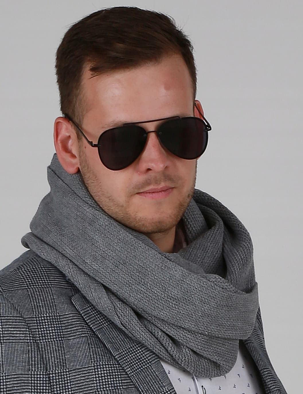 Męski młodzieżowy komin szalik szal tuba wysoka jakośc Polski produkt 1I