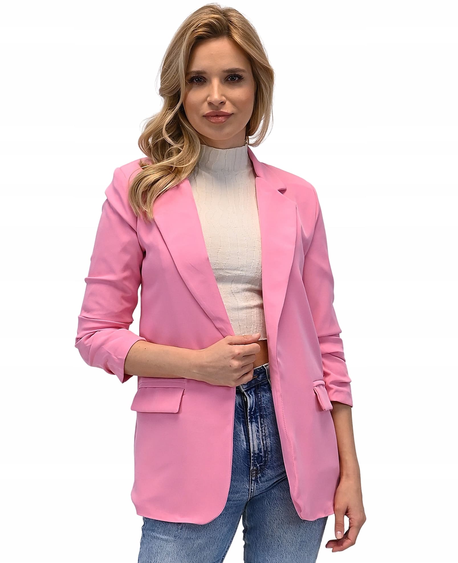 Marynarka Żakiet DAMSKA modny FASON elegancka M/38
