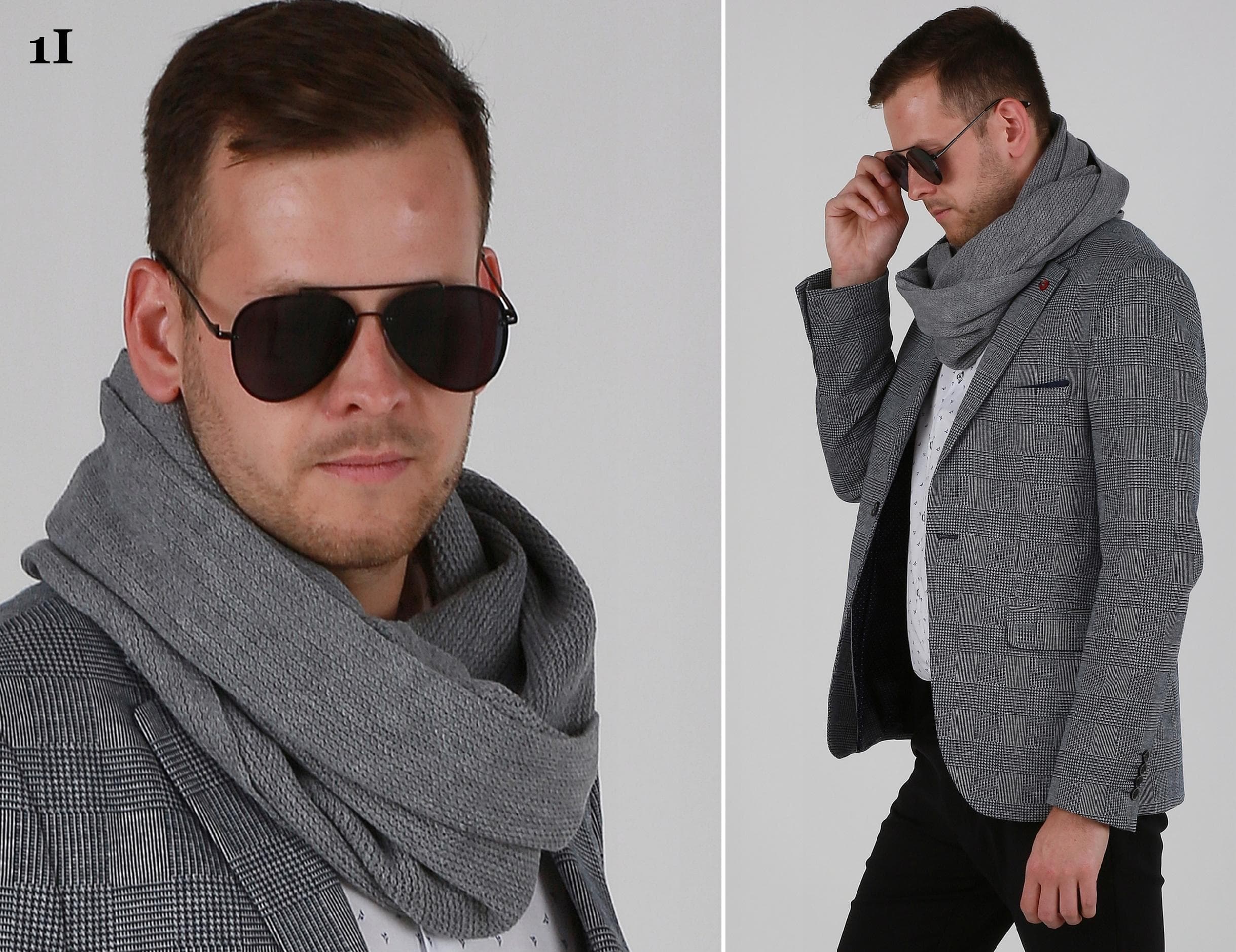Męski młodzieżowy komin szalik szal tuba wysoka jakośc Polski produkt 1I