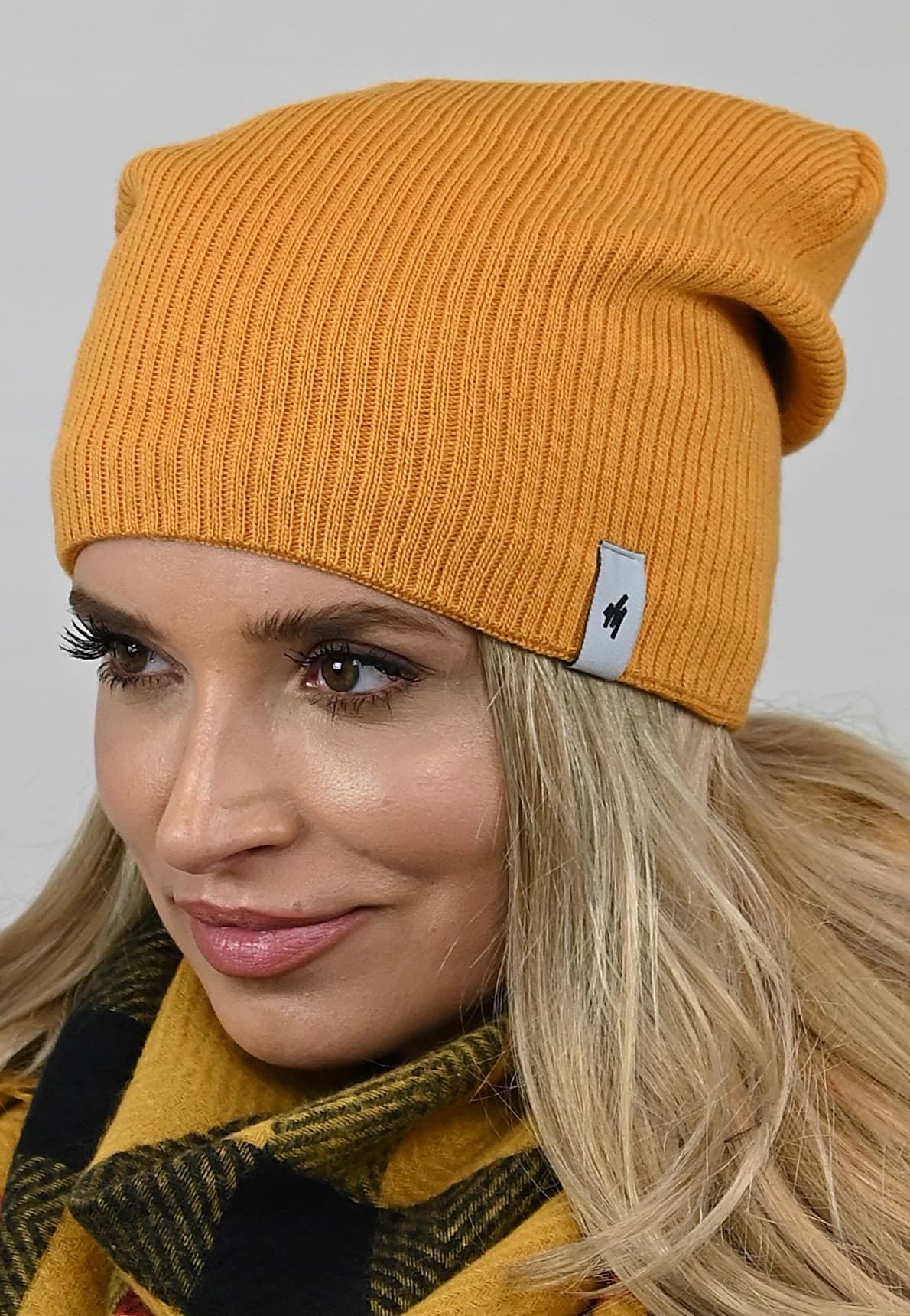 CZAPKA damska na polarze smerfetka beanie