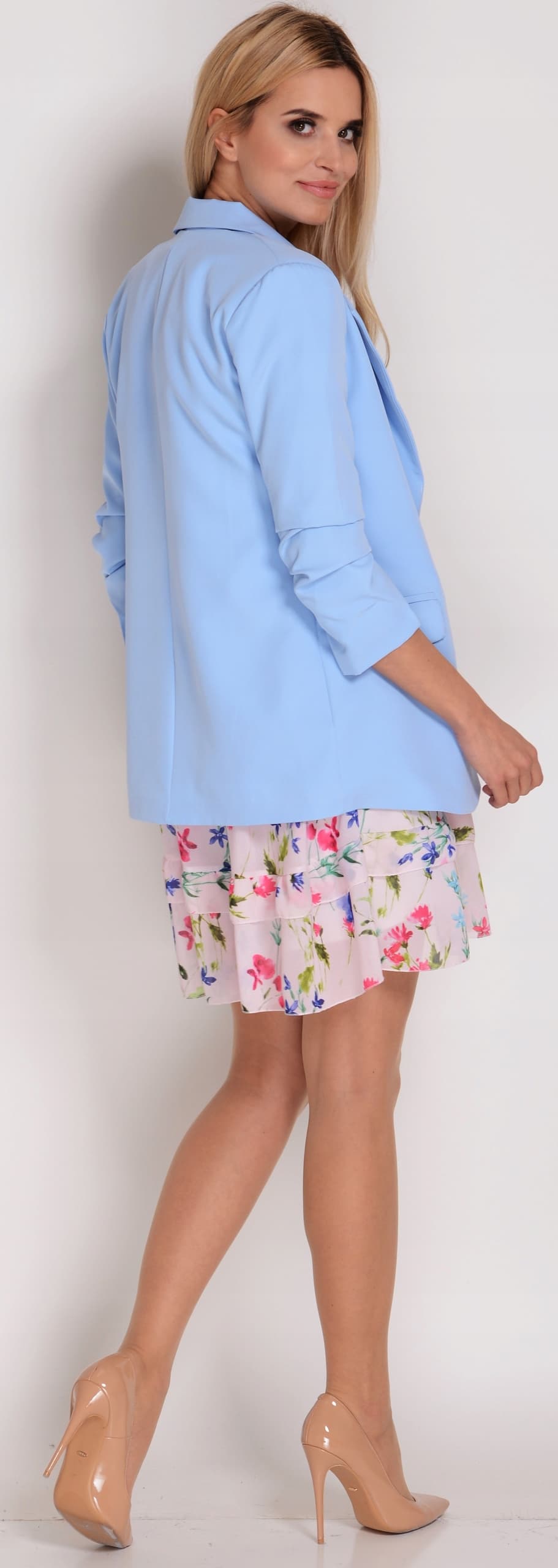 MARYNARKA damska Żakiet Elegancki Blezer 2XL/44