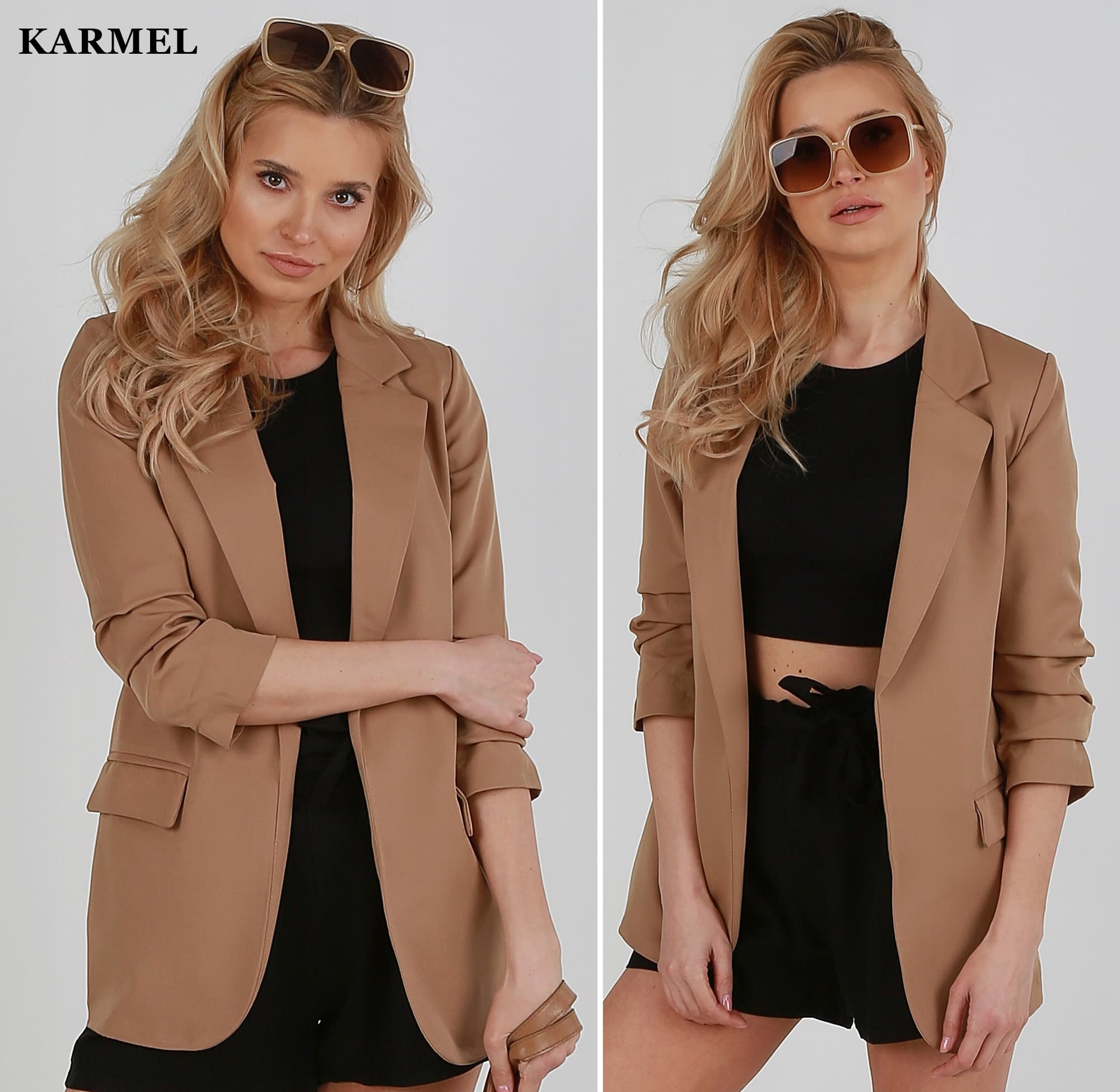 New Włoski Żakiet Elegancka marynarka KOLORY XL/42