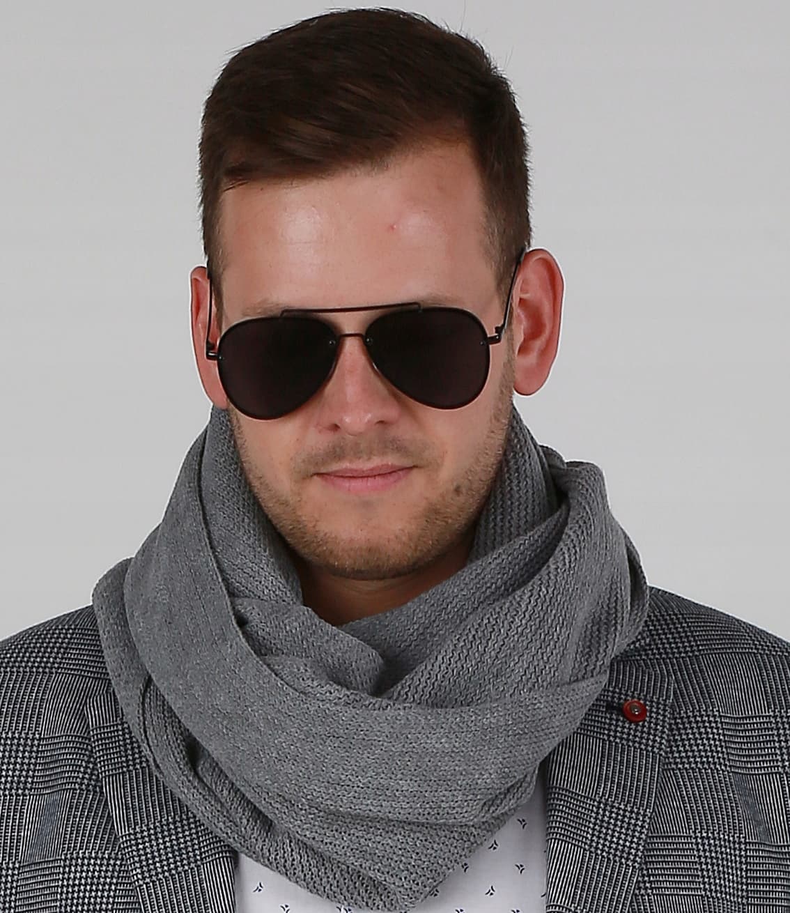 Męski młodzieżowy komin szalik szal tuba wysoka jakośc Polski produkt 1I