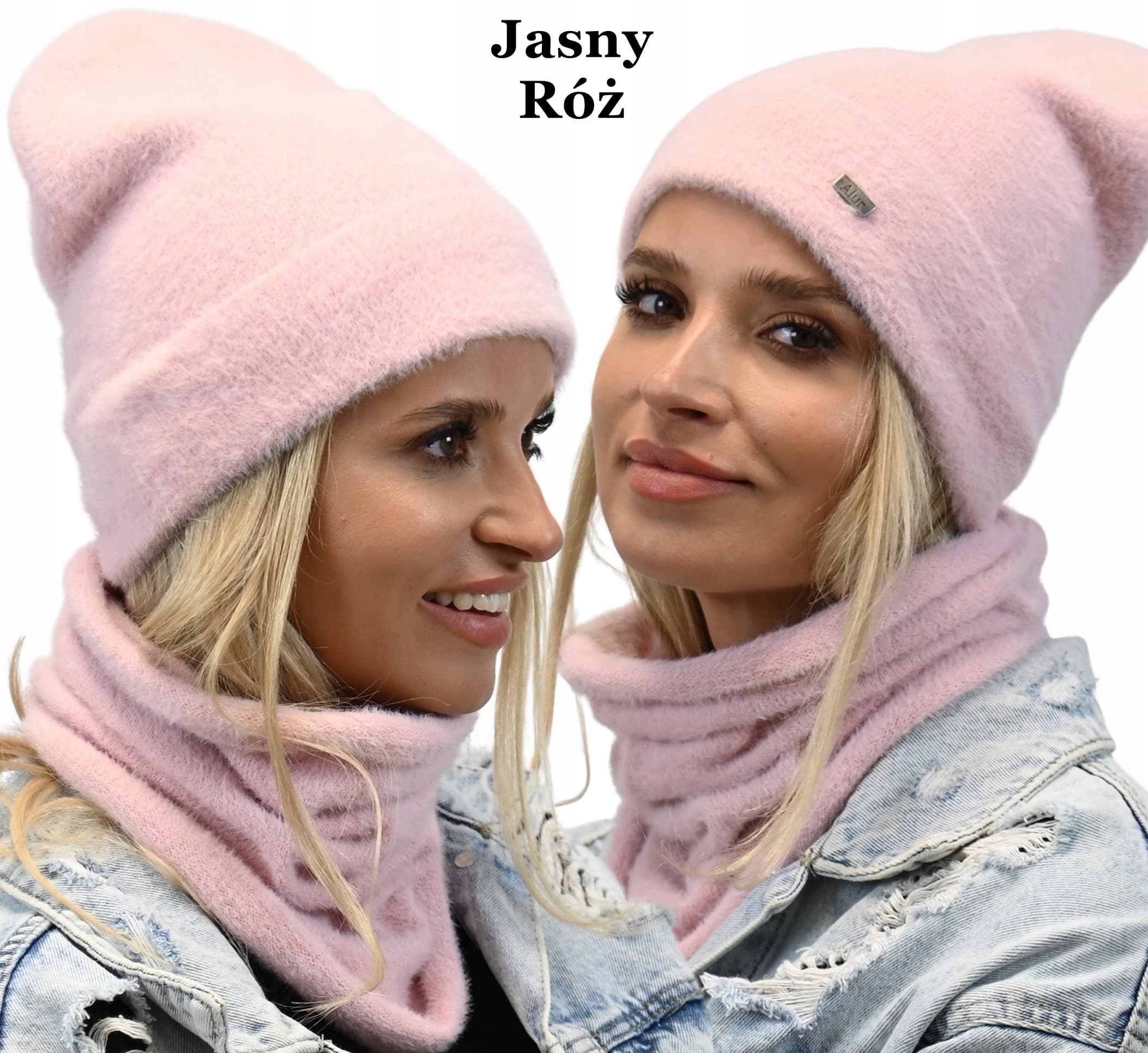 Zimowy Przyjemny Komplet Damski Alpaka KOLORY AL3